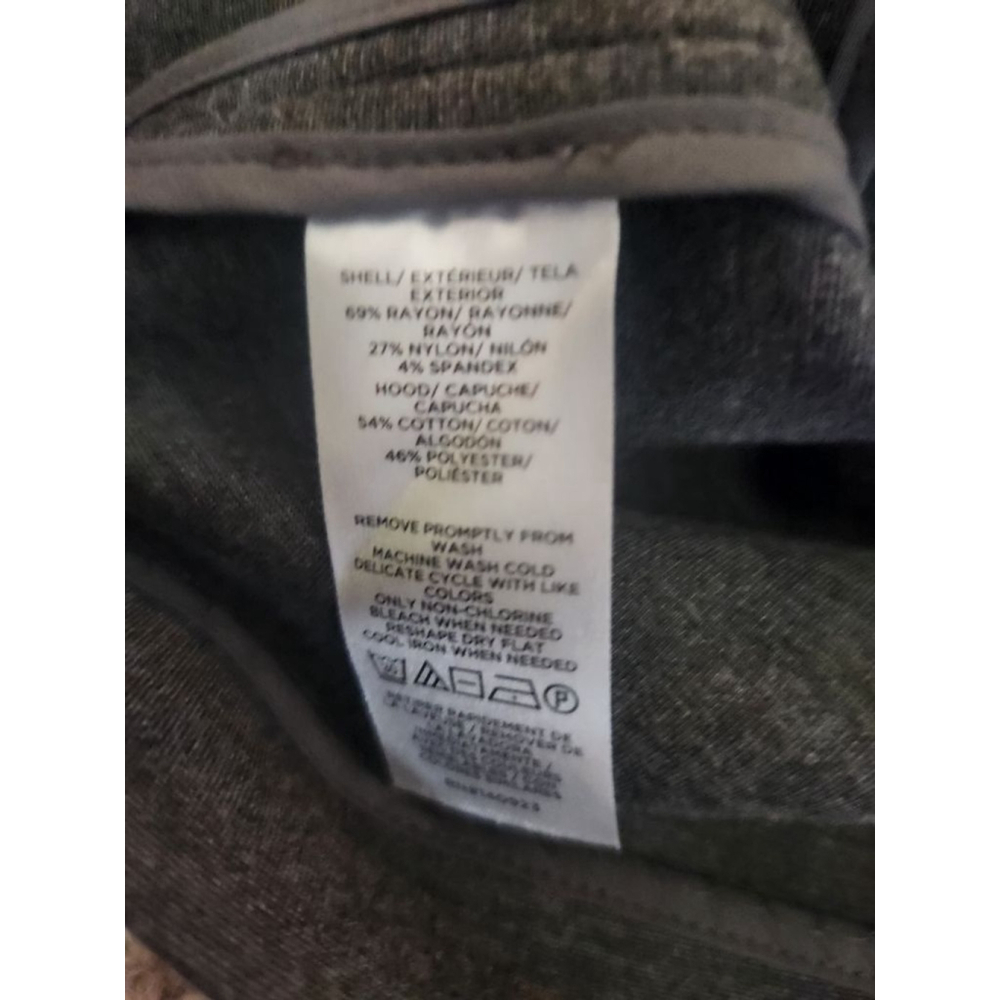 Women's Lou & Grey Gray Hooded Blazer XSP NWT Minimalist Clean Girl Core - Picture 8 of 8